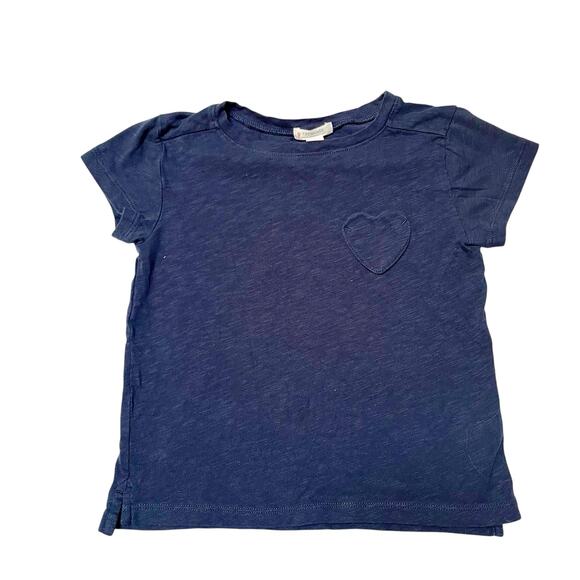 Crewcuts Heart Patch Tee Size 4/5 - Picture 1 of 5